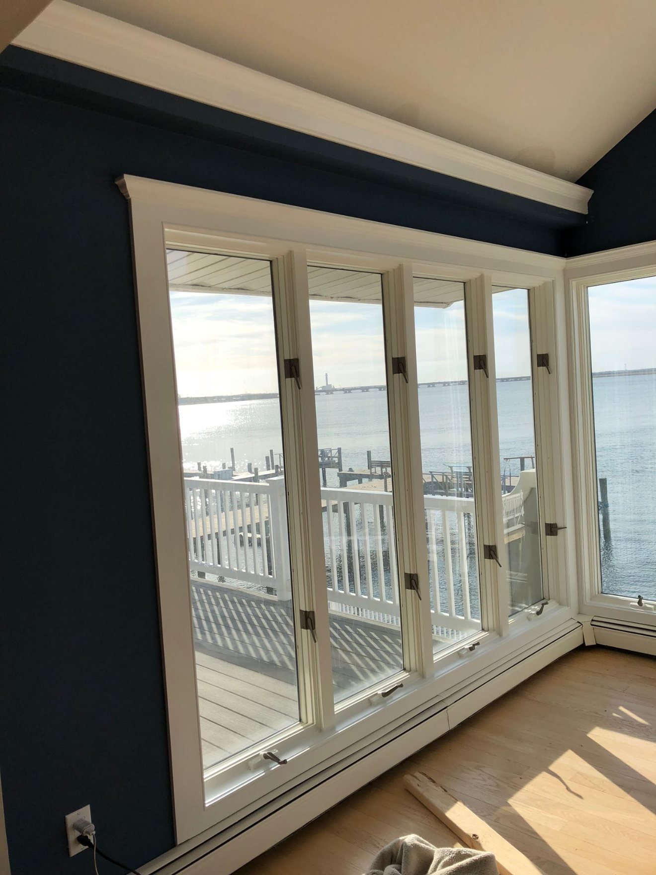 Custom window wall and trim